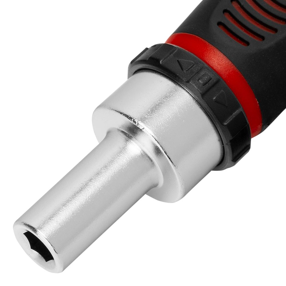 Отвертка реверсивная, набор бит, 11 шт, CrV Matrix