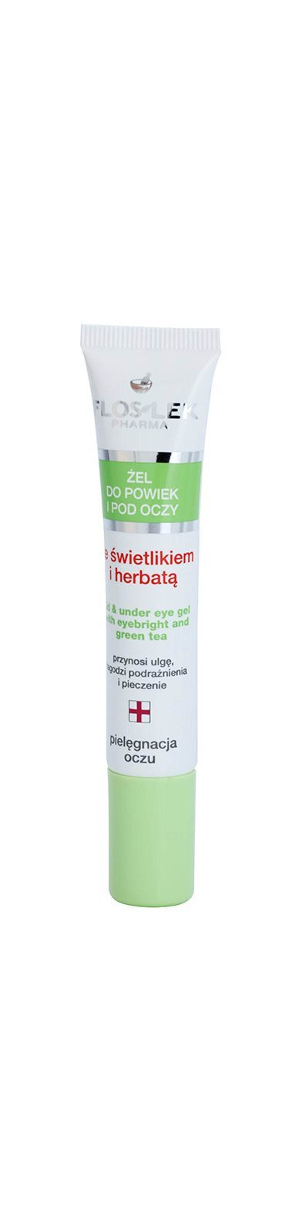 FlosLek Pharma Eye Care - гель для области вокруг глаз со скайлайтом и зеленым чаем /   15  ml  / GTIN 5905043001760