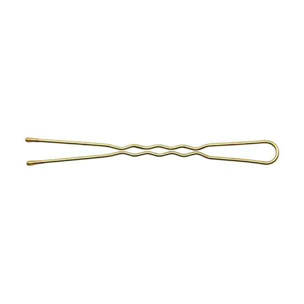 Dewal Beauty Шпильки-волна H-60Gold, золотистые, 60 мм (24 шт)
