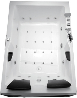 Акриловая ванна Gemy 181х121 G9061 K L с гидромассажем