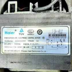56 Двигатель для стиральной машины Haier 0024000208C -9контактов б/у
