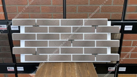 Клинкерная фасадная термопанель Paradyz Taurus Grys ППС