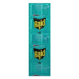 РЕПЕЛ RAID ПЛАСТИНЫ ОТ КОМАРОВ ЭВКАЛИПТ 10ШТ