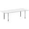 Metal System Direct Стол перег. П-обр. м/к БП.ПРГ-240 Белый/Нержавеющая Сталь 2400*1000*750