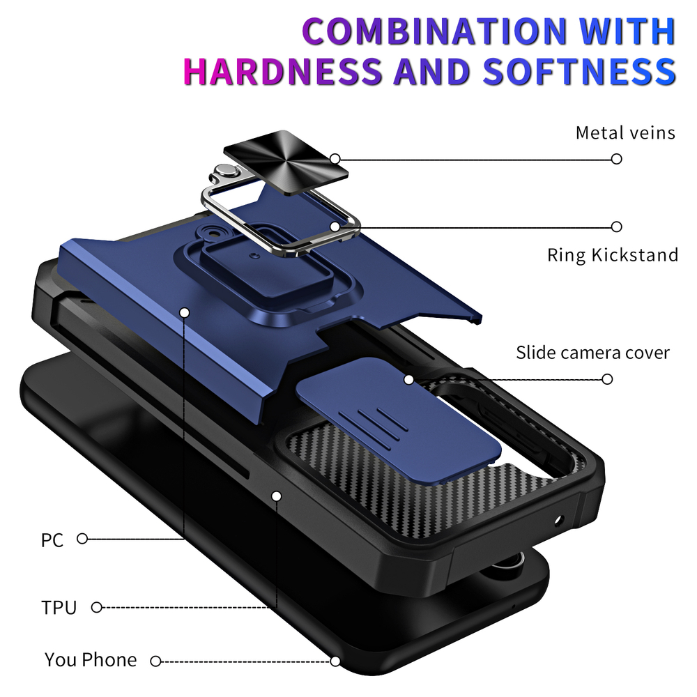 Противоударный чехол Сard Reader Case для Samsung Galaxy S25 FE