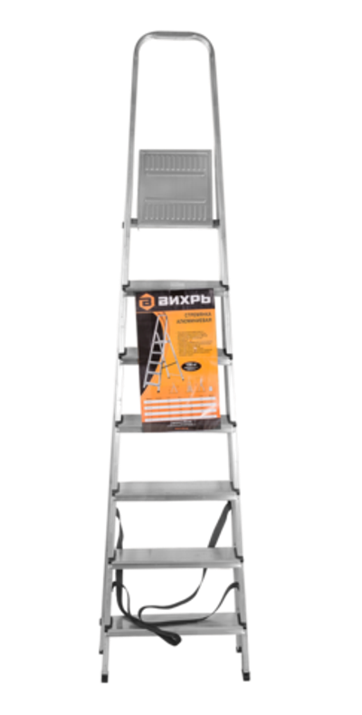 Стремянка алюминиевая ВИХРЬ СА 1х7