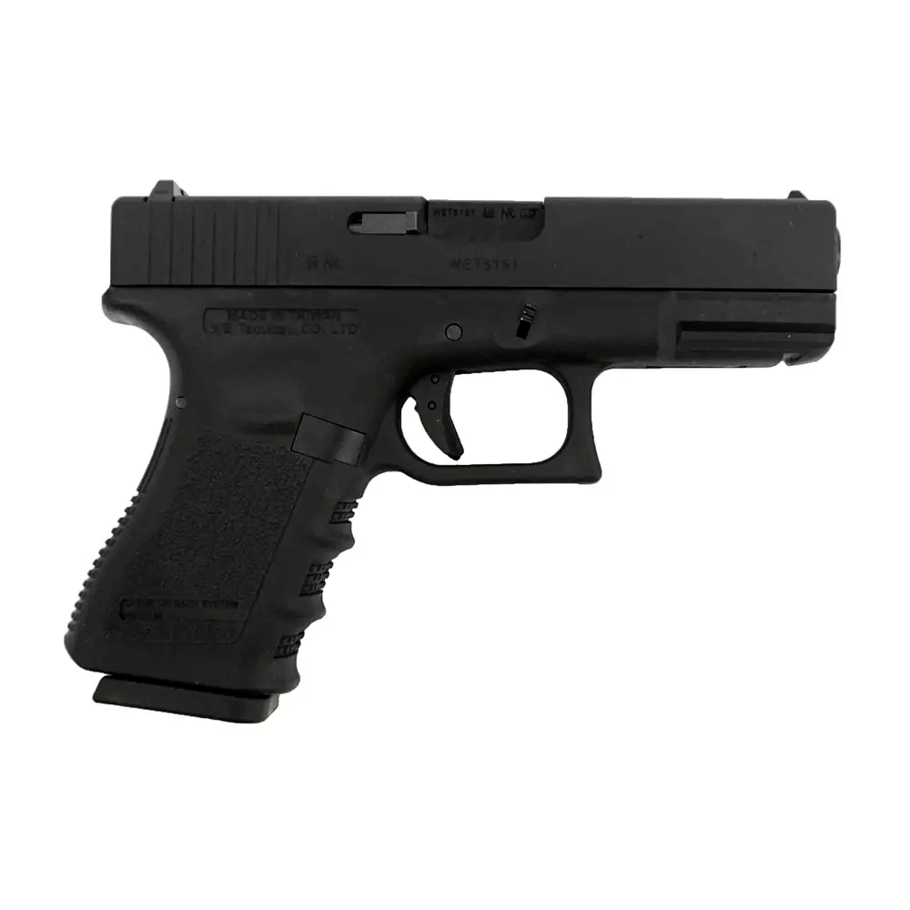 Модель пистолета WE Glock G19 gen3 metal slide Gas, Black