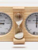 Термометр с гигрометром Банные штучки с песочными часами, 27х13.8х7.5 см 18028