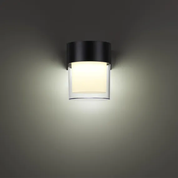 359297 STREET NT24 000 черный Светильник ландшафтный настенный IP65 LED 5W 4000K 175-265V OPAL