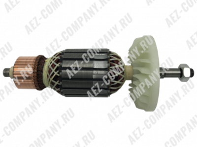 Якорь мшу Hitachi G18SS, G23SS, G23SR (резьба, D:10/12/53/36.4/10-мм, L:205-мм, а: 360960E) [AEZ]