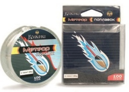 Леска моно Метеор Поплавок 100м/0.23мм 3.96кг цв. прозрачный