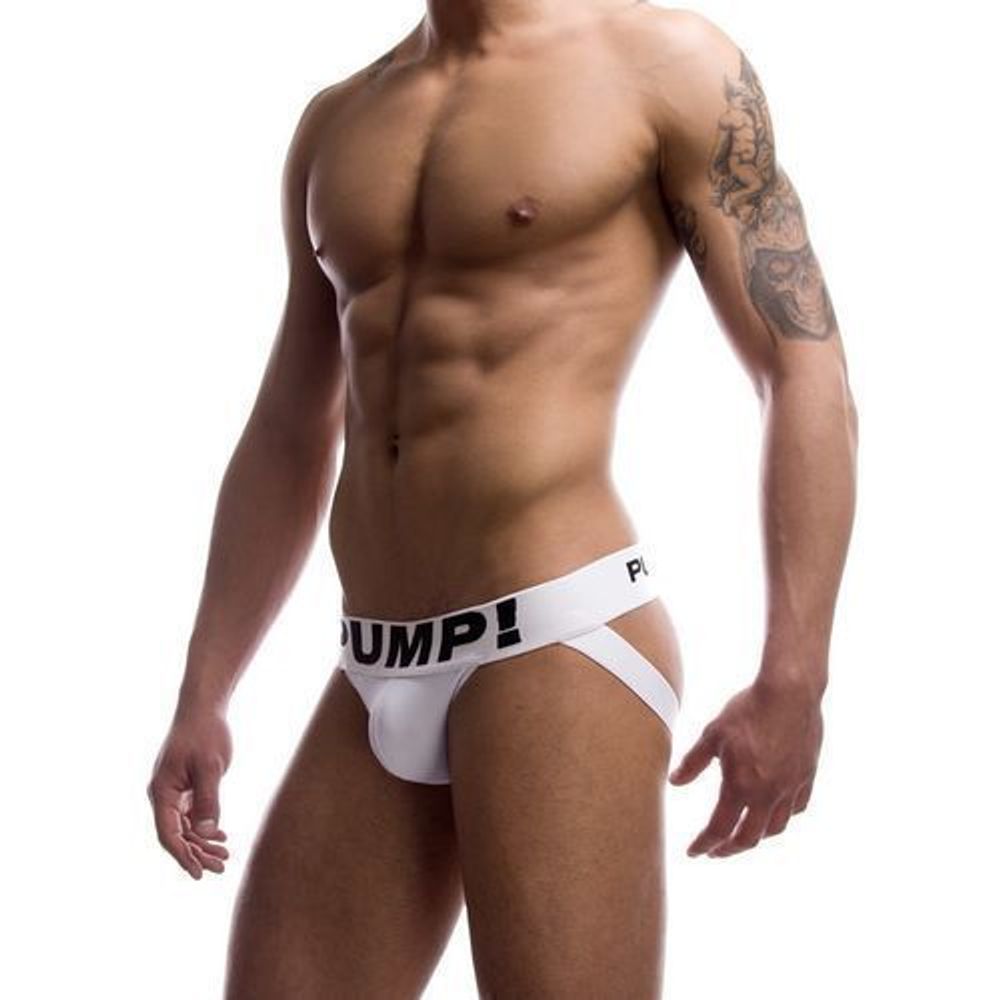 Мужские трусы джоки Pump Jock Белые