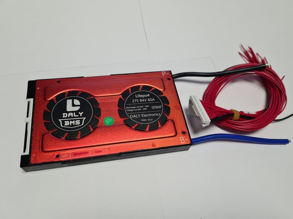 Плата контроля BMS LiFePO4 27S 86V 60A