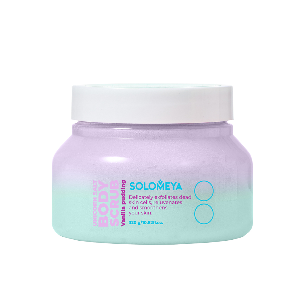 Solomeya Скраб для тела солевой ВАНИЛЬНЫЙ ПУДИНГ Unicorn Salt Body Scrub Vanilla Pudding 320 гр