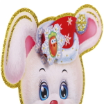 Плакат «Поздравление от зайки» 20 см