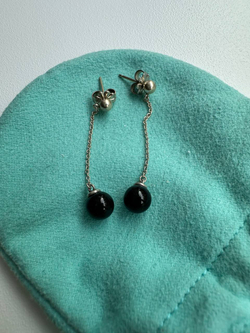 Серьги Tiffany&Co Silver Ziegfeld Drop Earrings Pierced Ear