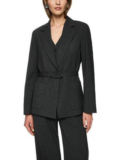Marc Cain Блейзер приталенного кроя с поясом в тон