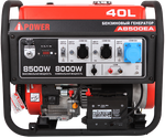 Бензиновый генератор A-iPower A8500EA