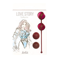 Набор сменных вагинальных шариков 2,9см Lola Games Love Story Valkyrie Wine Red 3013-02lola