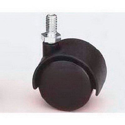 Ролик AMIG мебельный черный 1501-50х10   (20/100) 6203