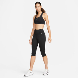 Женские теннисные брюки Nike Dri-Fit One Heritage Tight Women - Black