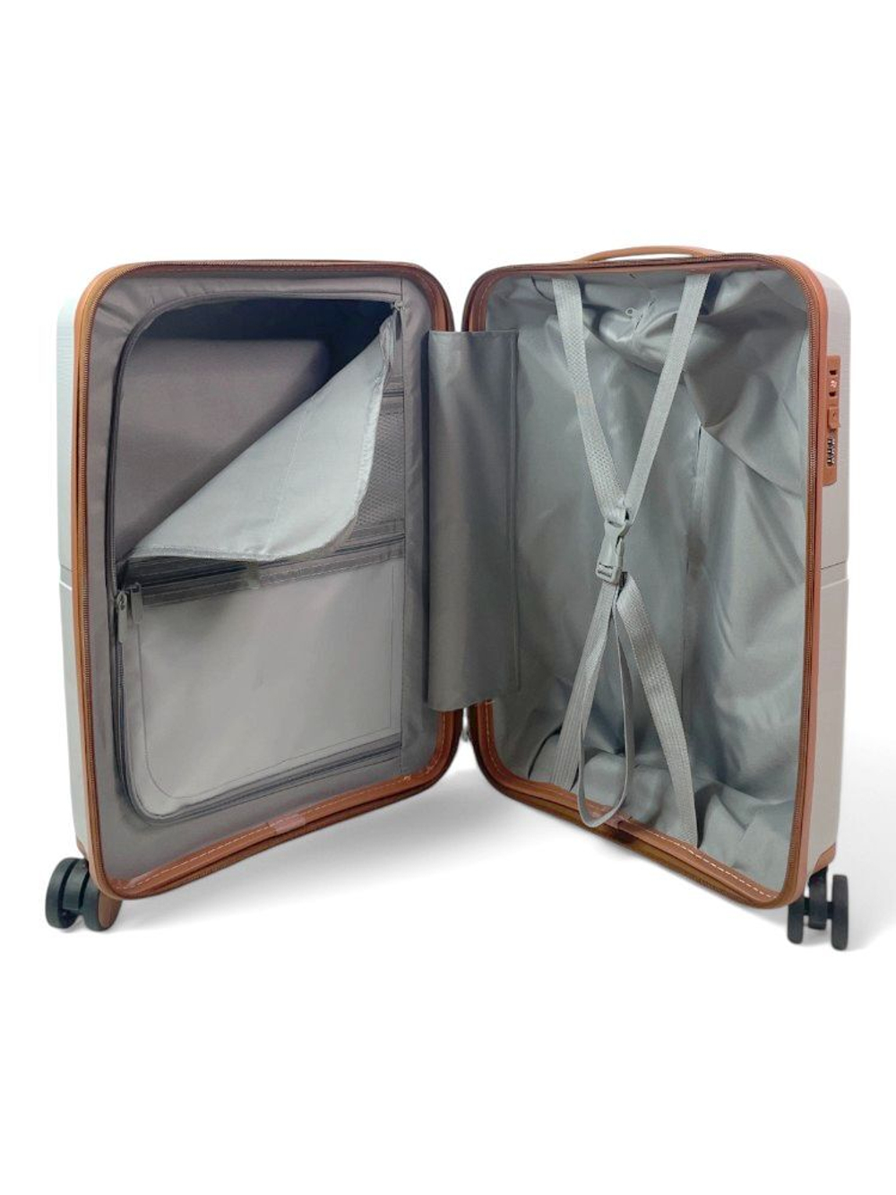 Ручная кладь Bon-Voyage PP Wave, Светло-серый, S