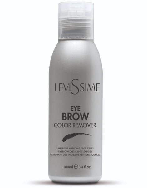 Levissime Лосьон очищающий для снятия краски с кожи  Eyebrow Color Remover, 100 мл