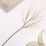 Ветка хвойная «Нежность» 77 см, Золото