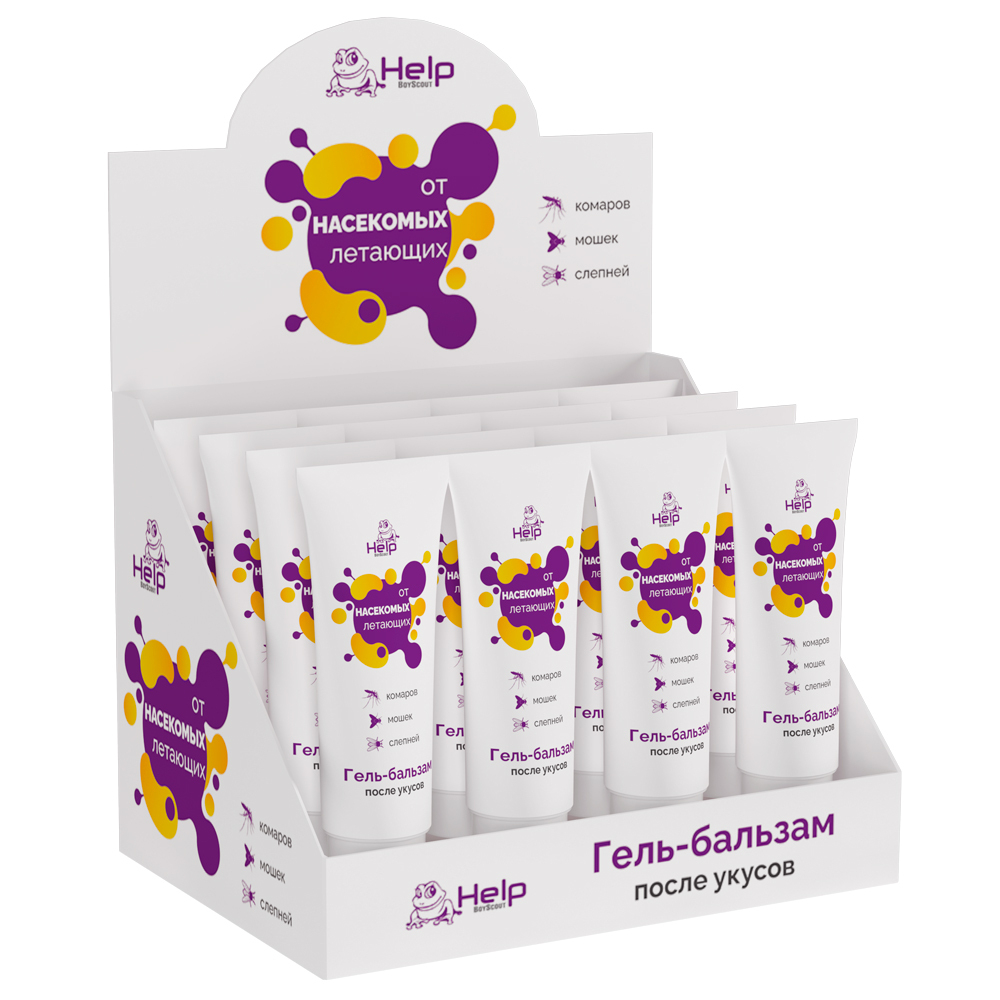 Гель-бальзам п/укусов насекомых HELP 30г