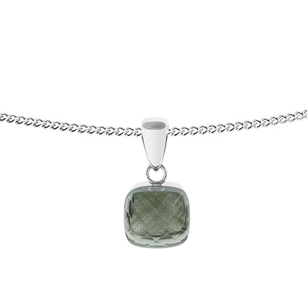 Колье Qudo Firenze smoky quartz 400027.1 BW/S