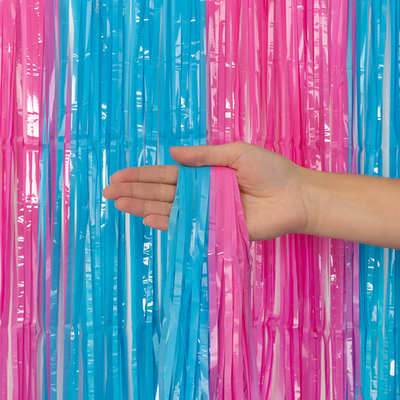 Занавес-дождик «Гендер-Пати» макарунс, 100х200 см