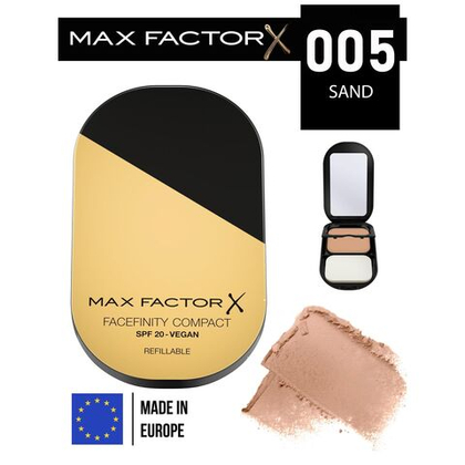 Пудра Max Factor Facefinity Compact Vegan тон №05 Sand