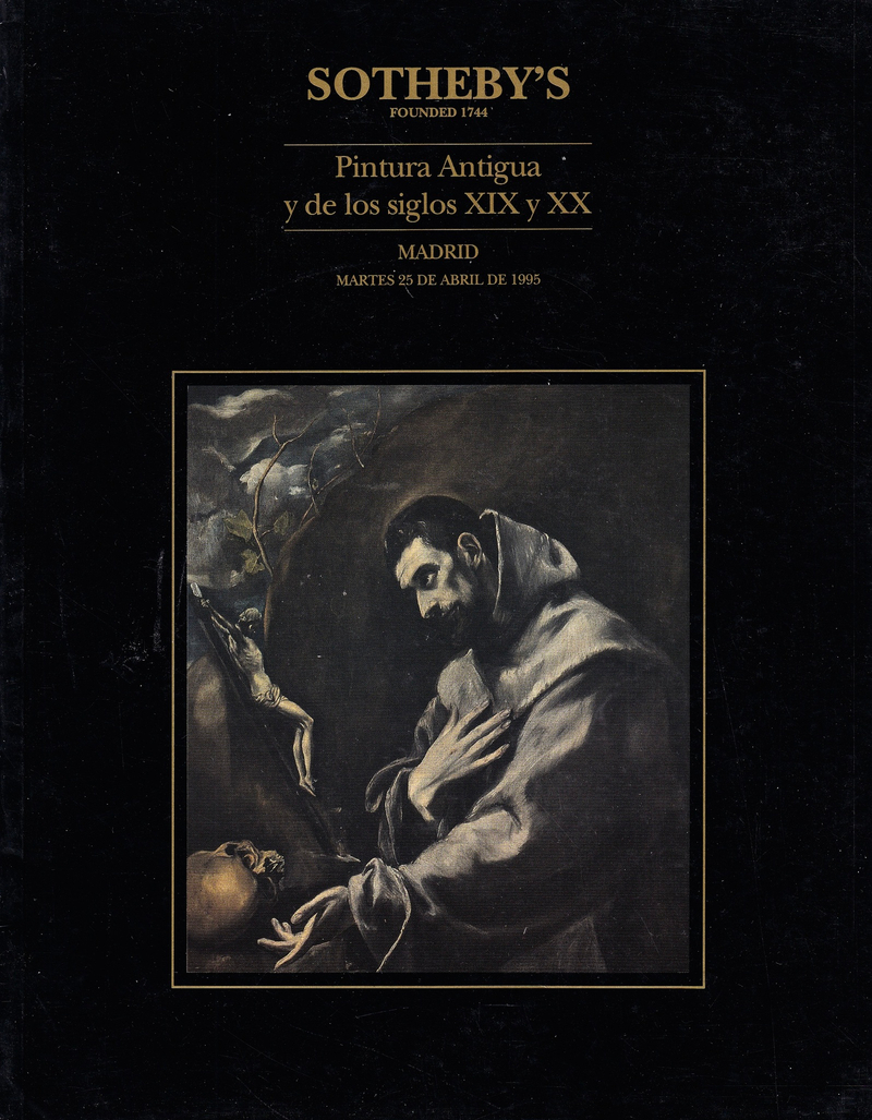 Каталог аукциона Sotheby's, Мадрид, Живопись старых мастеров и художников XIX-XX веков от 25 апреля 1995 года