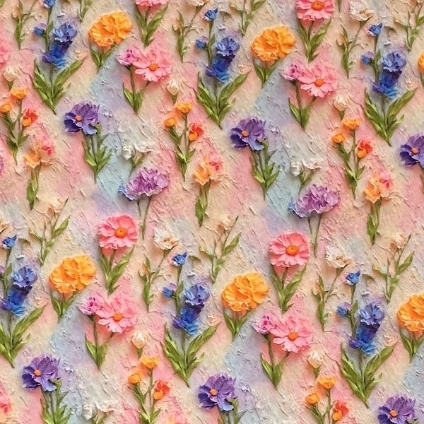 В ПУТИ, ИМПАСТО / РОЗОВЫЙ, ЖЕЛТЫЙ, СИНИЙ, СИРЕНЕВЫЙ - 100% хлопок 1