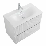 Тумба с раковиной BelBagno UNO-900-2C-SO-BO Bianco Opaco