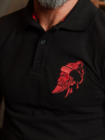 Поло Варгградъ мужское чёрное "Царь Иван"