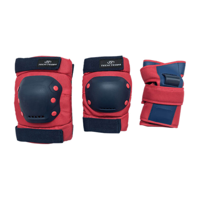 Детская защита для катания Тech Team SAFETY LINE 900 красная размер S