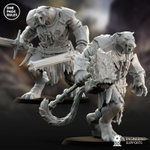 Grand Alliance Chaos Beasts of Chaos Bullgors 1 шт. миниатюра для dnd, днд, pathfinder, фентези, Настольная игра, НРИ, Варгейм, РПГ