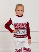 Жилет вязаный