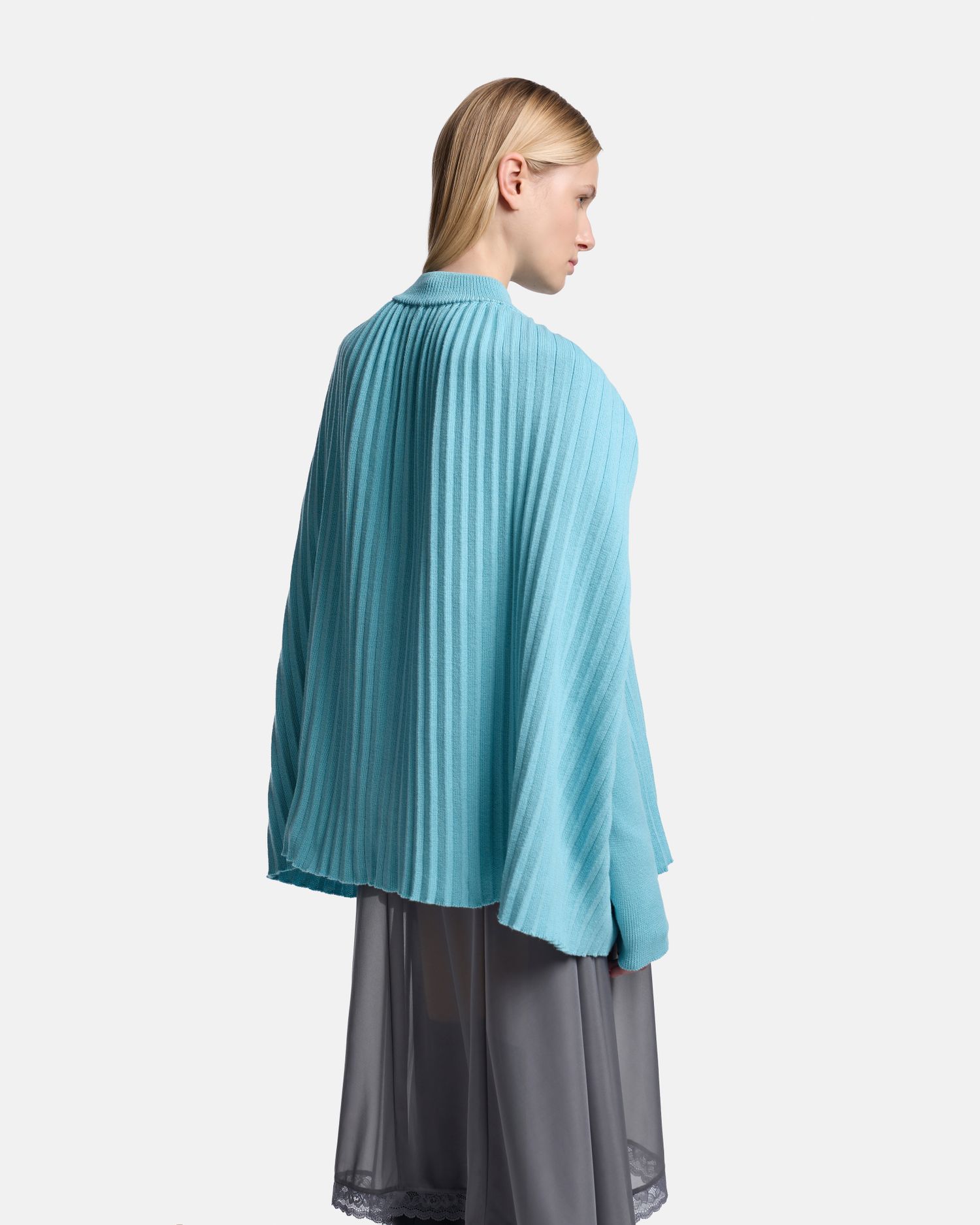 СВИТЕР С ПЛИССИРОВКОЙ