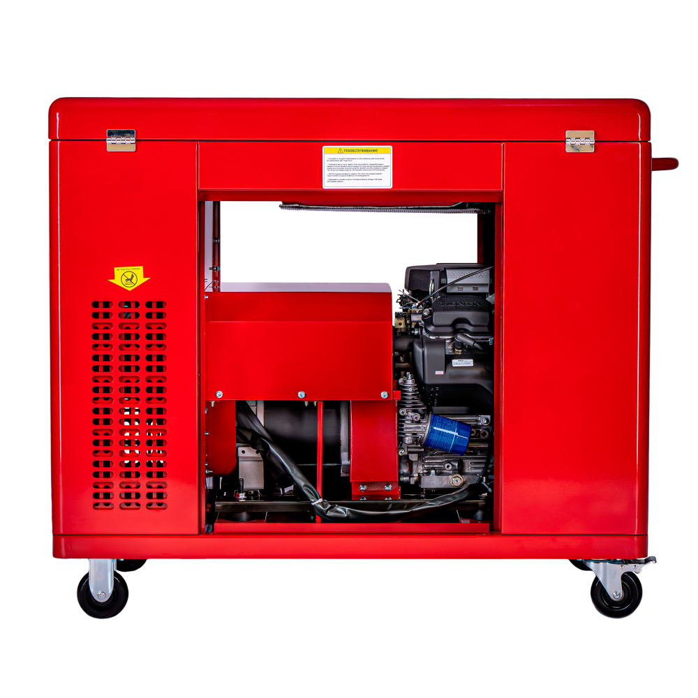 Генератор бензиновый HND (Honda) GE 11000 XQST (в шумозащитном кожухе)