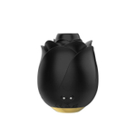 Черный клиторальный стимулятор Black Rose Silicone Clitoral Suction (Цвет: черный)