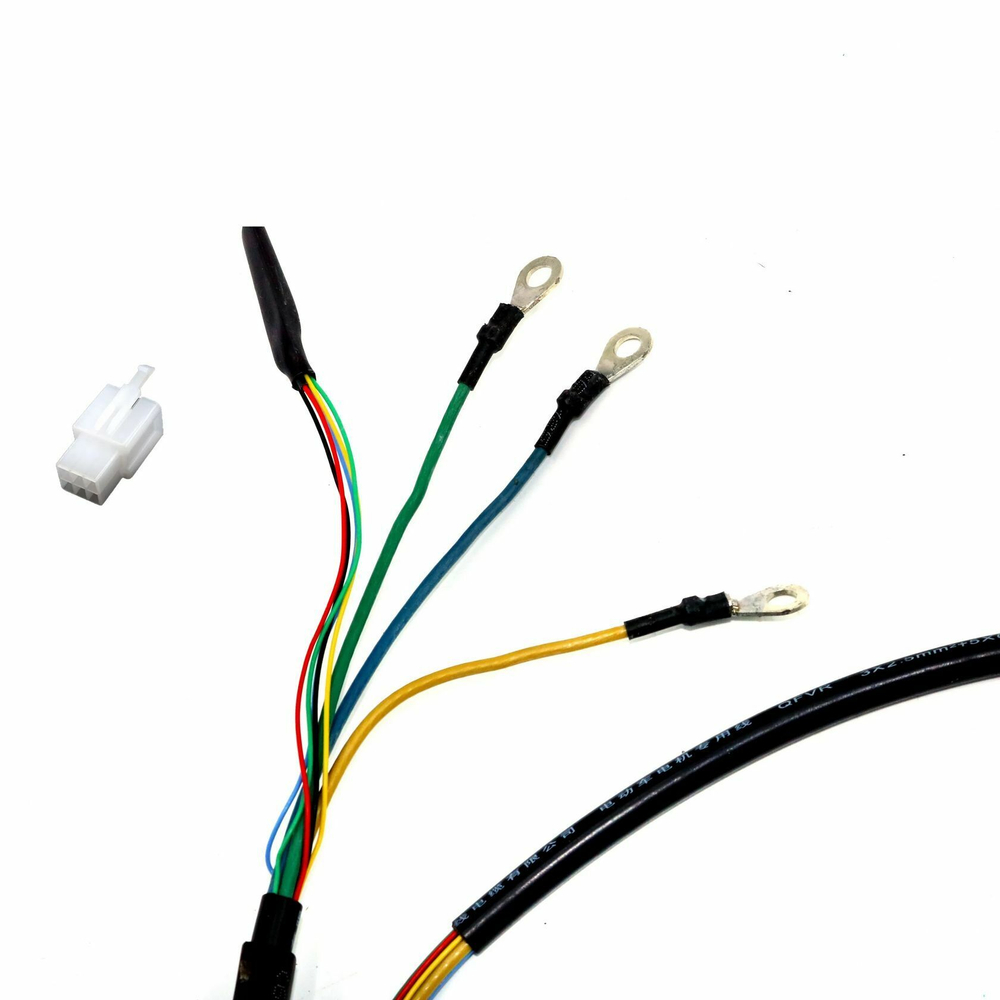 Провод на мотор колесо (кабель) с разъемами ( S сечения 3 х 3,0 мм2 + 5 х 0,2 мм2 )