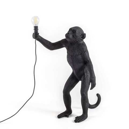 Floor design lamp  Monkey by Seletti (Black)