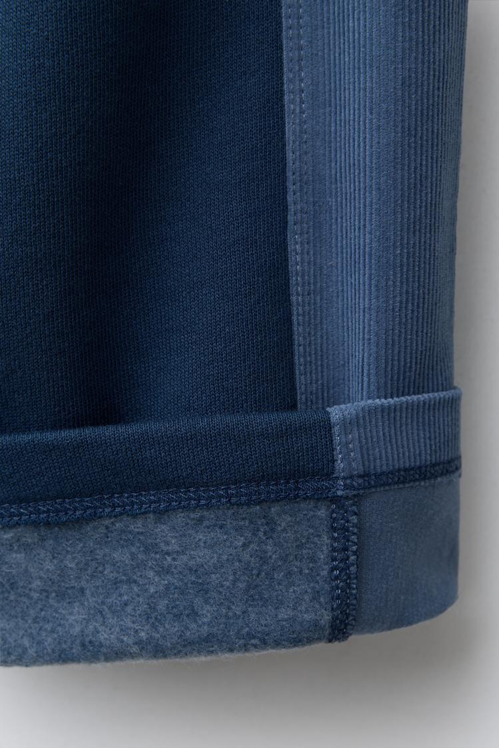 ZARA ПРЯМЫЕ БРЮКИ ИЗ МЯГКОЙ ТКАНИ С БОКОВЫМИ ПОЛОСАМИ ИЗ ВЕЛЬВЕТА, СИНИЙ