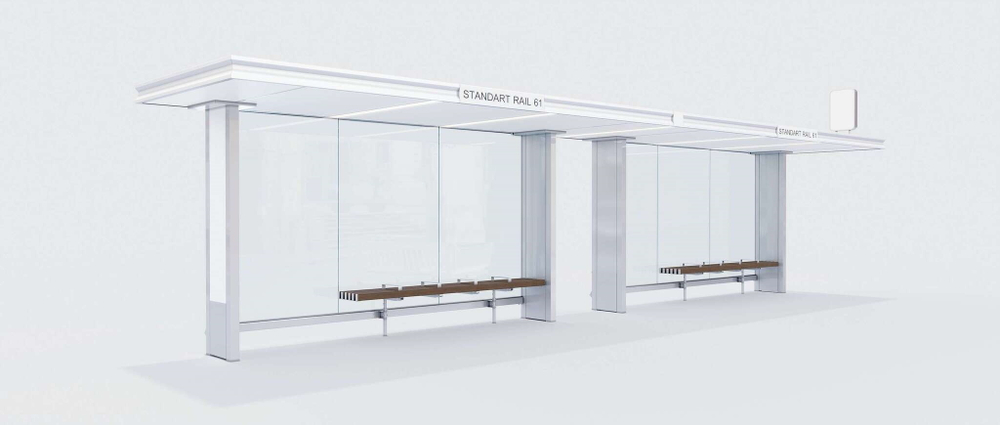 МОДЕЛЬ “STANDART RAIL 61”,размер 12150х3245х1860 мм