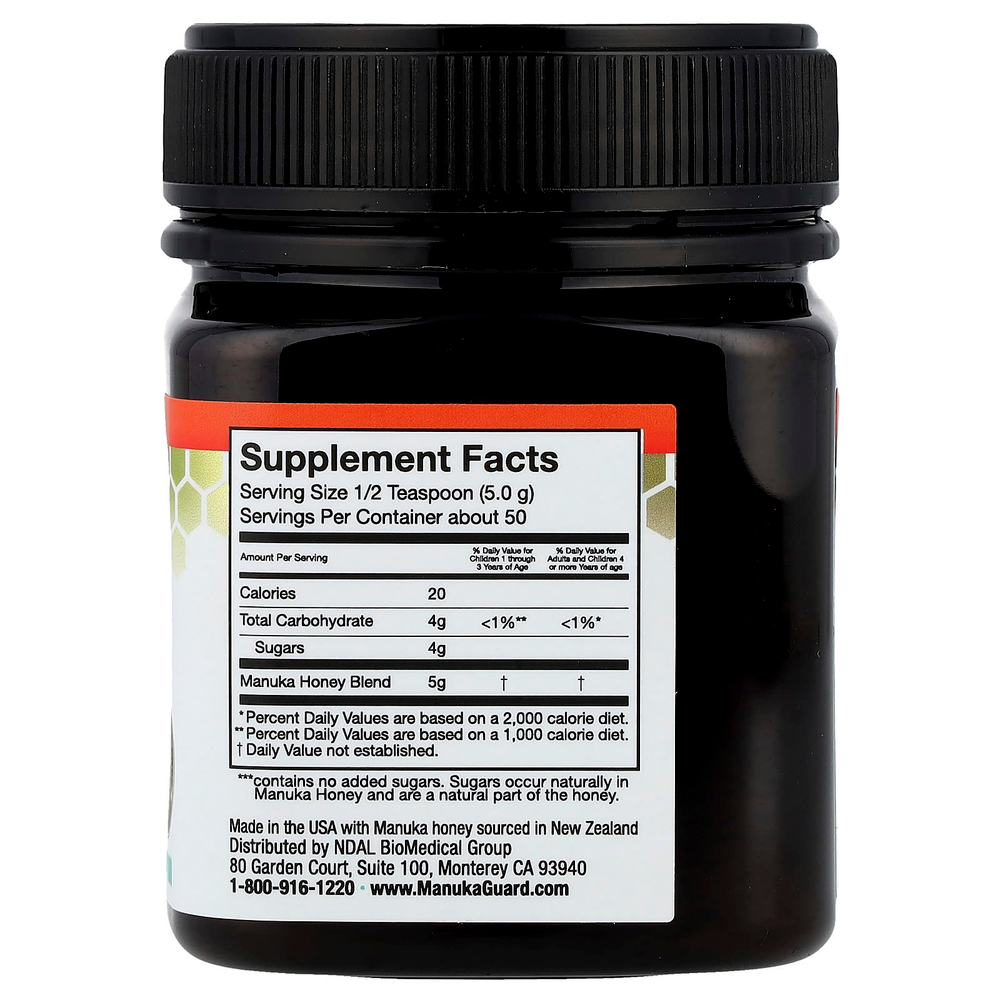 ManukaGuard, поддержка иммунитета, мед манука, MGO 100, 250 г (8 унций)
