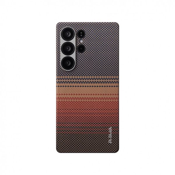 Чехол Pitaka Tactile Woven для Samsung Galaxy S25 Ultra, Закат | Sunset