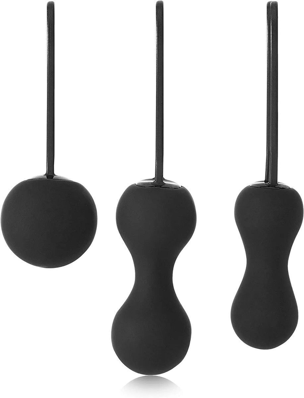 Набор черных вагинальных шариков Je Joue Ami (Цвет: черный)