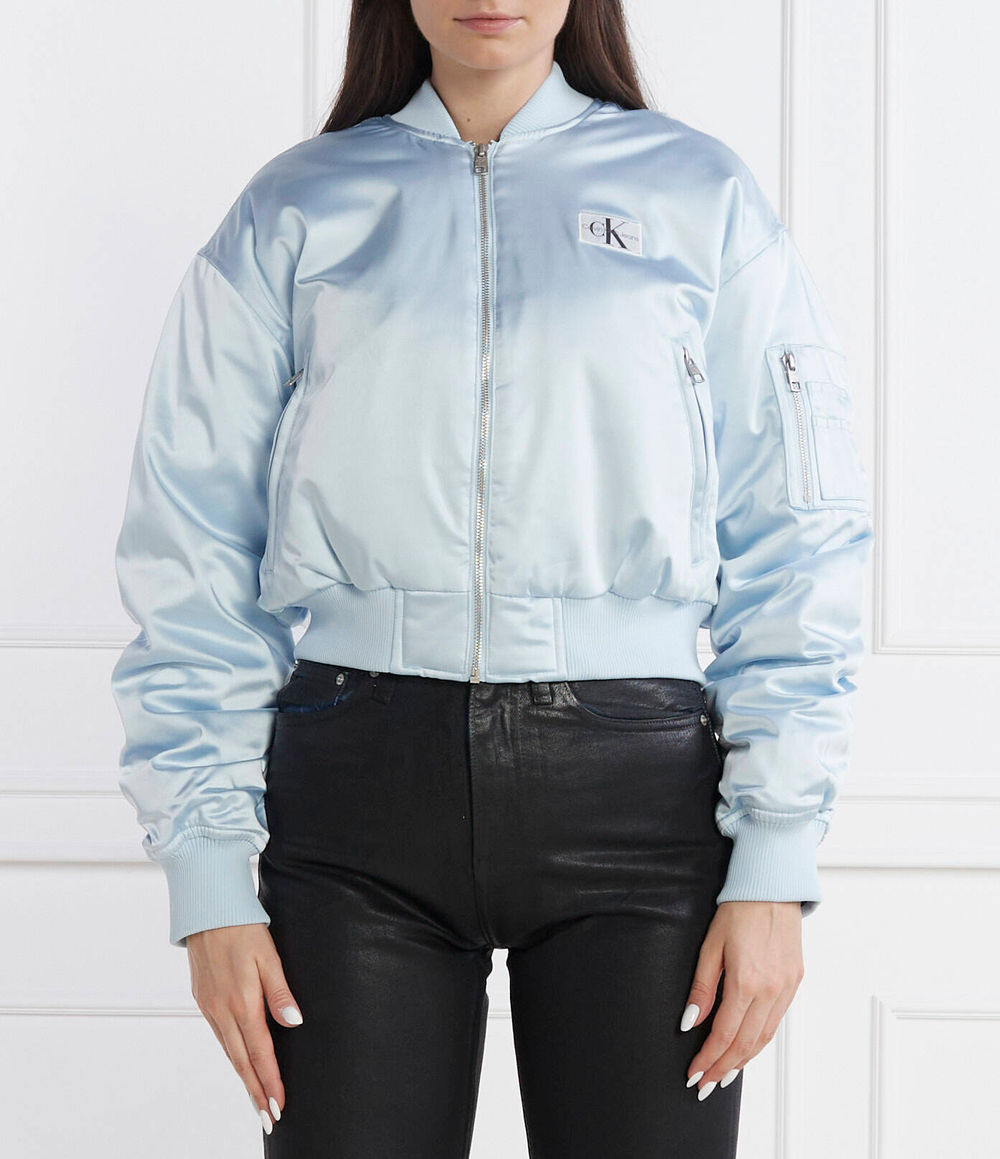 Куртка бомбер CALVIN KLEIN JEANS - голубой(J20J222591)